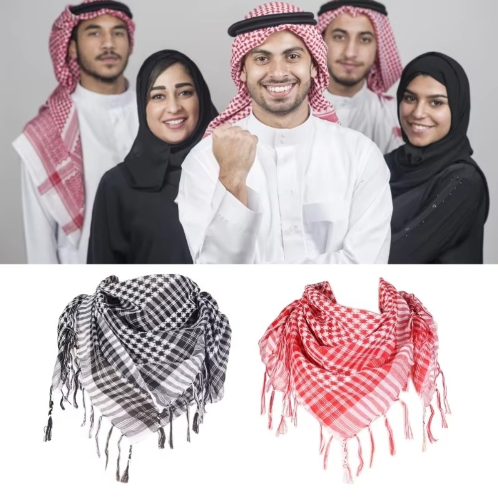 Men'S Fashion Xxl - Arabic Scarf Large Arab Shemagh Headscarf