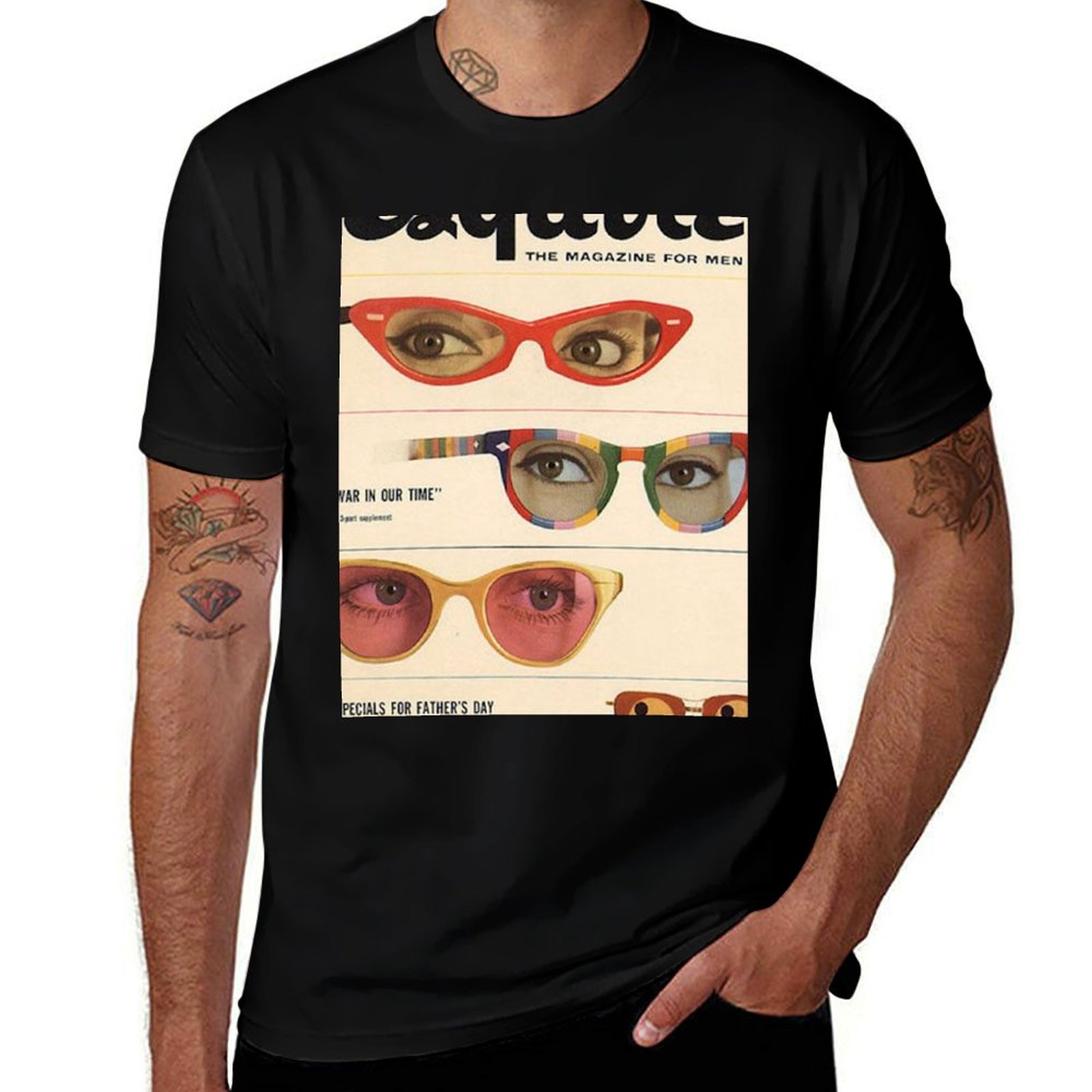 Mens Fashion Magazines - Esquire 1960s Magazine Sunglasses Retro Fashion