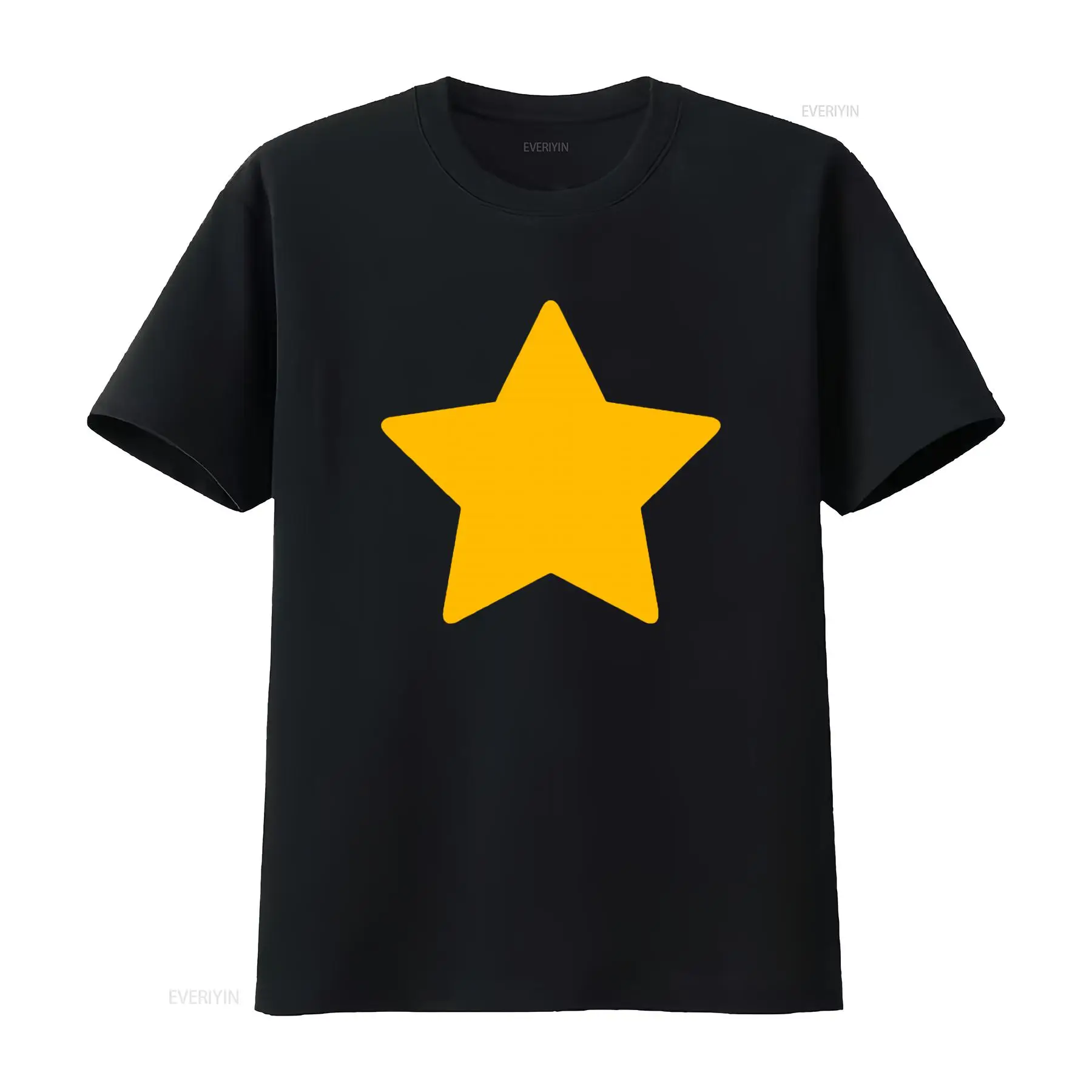 Yellow Men'S Fashion - Steven Universe Yellow Star Print T