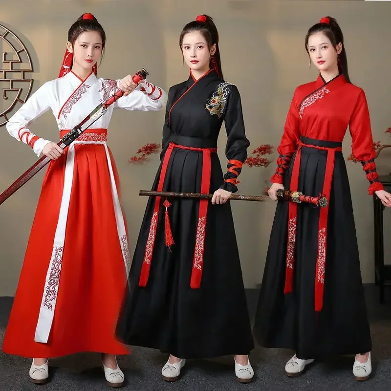 Mens Fashion Modern - Modern Hanfu Women Top Skirt 2