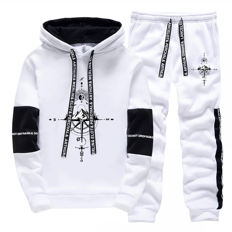 Men'S Fashion Hoodie - New Autumn Winter Men's Tracksuit Fashion