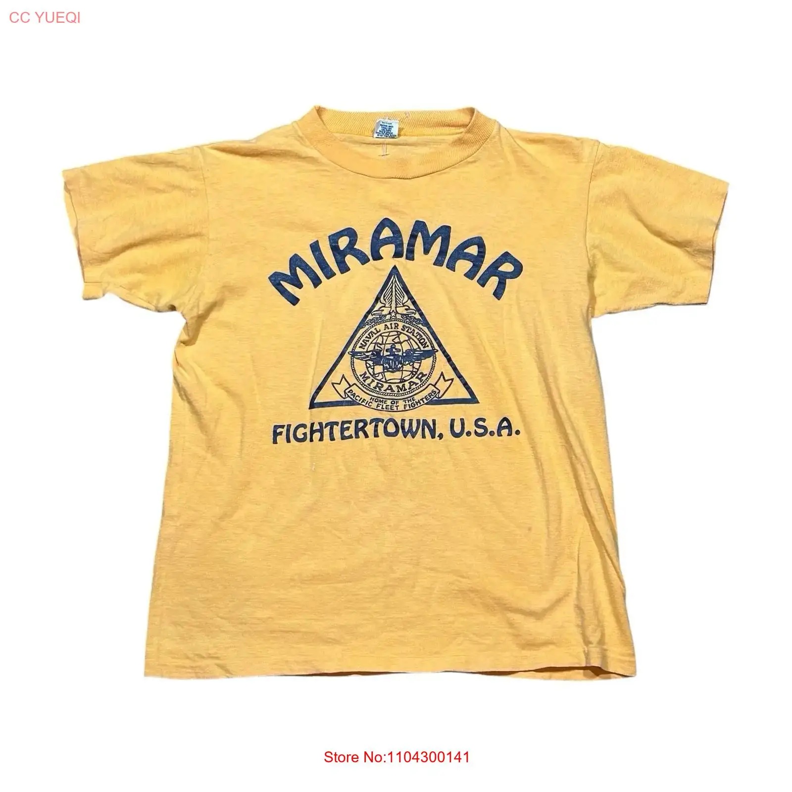 Yellow Men'S Fashion - VTG 80s Miramar Fightertown USA Yellow