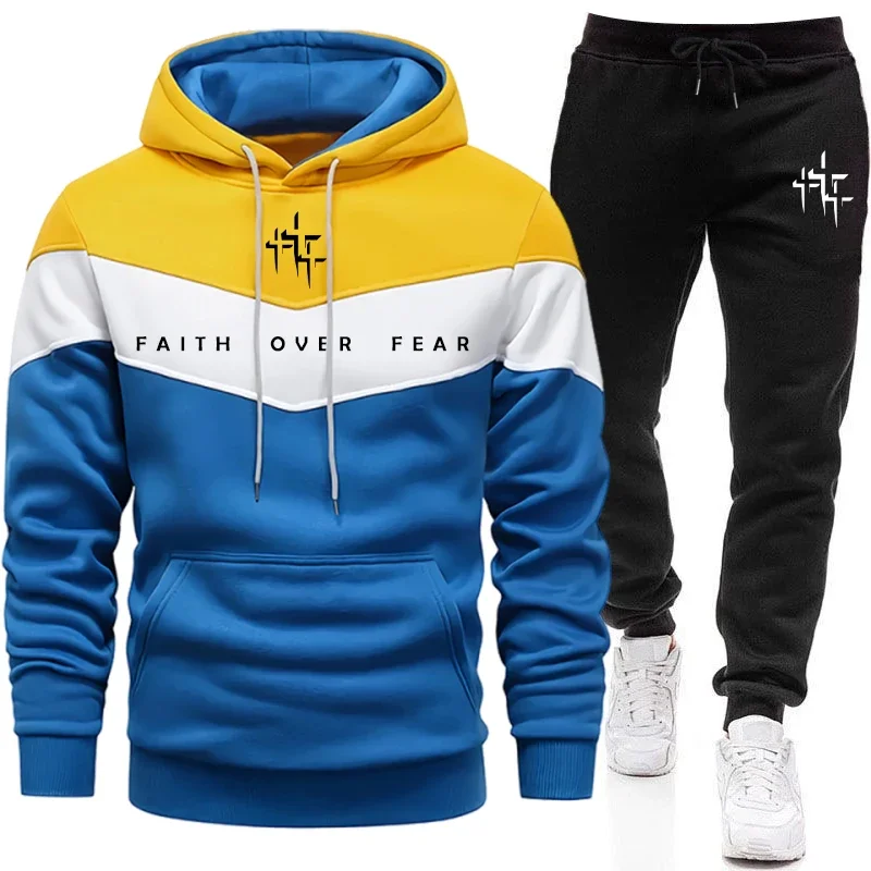 Faith Over Fear Men's Tracksui - огляд і ціна Men'S Fashion Hoodie