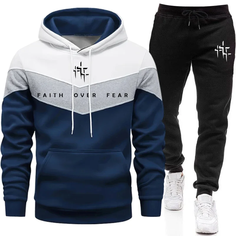 Faith Over Fear Men's Tracksui - огляд і ціна Men'S Fashion Hoodie