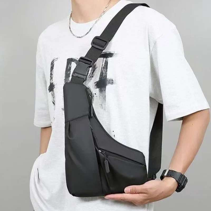 Men's Bag Large Capacity Trian - огляд і ціна Crossbody Bag Men