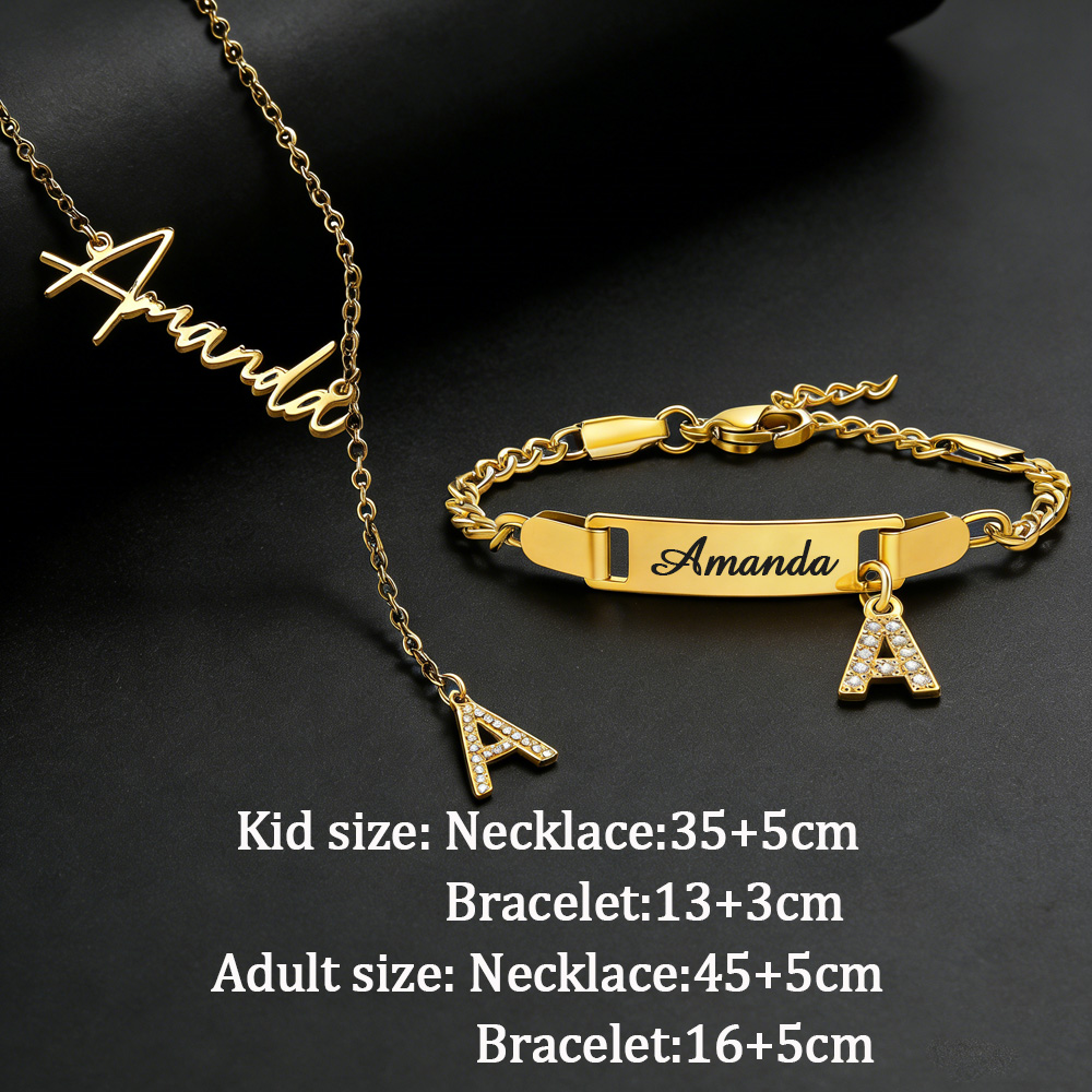 Akizoom Custom Name Zircon Let - огляд і ціна Men'S Fashion Jewelry Bracelets