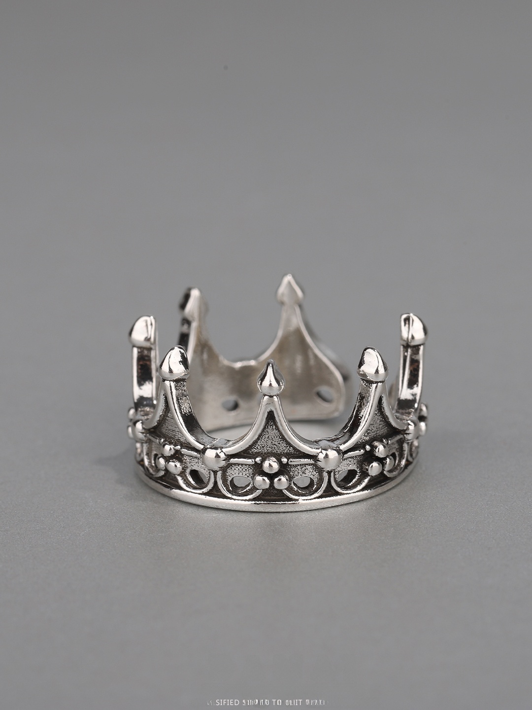 Gothic Crown Ring Adjustable O - огляд і ціна Men Fashion King