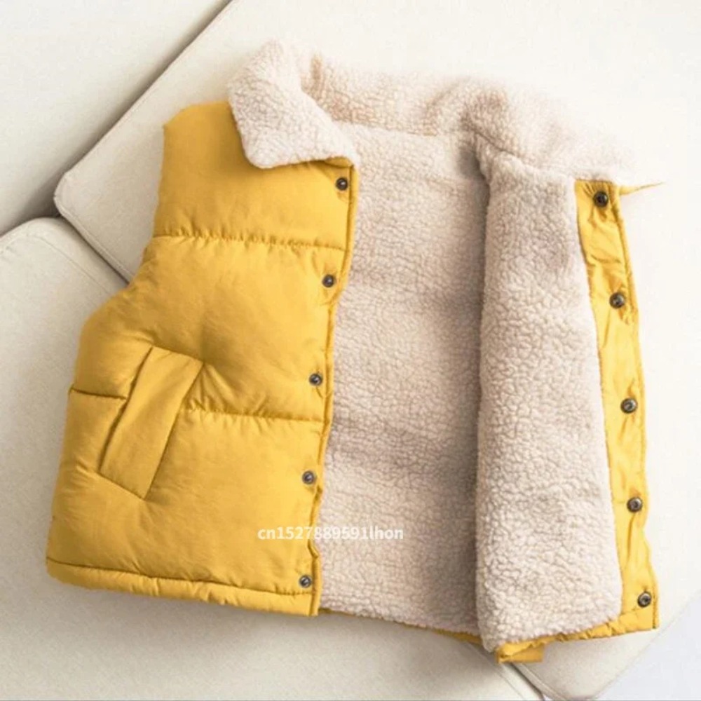 Kids Winter Warm Puffer Vest S - огляд і ціна Sherpa Jacket Fleece