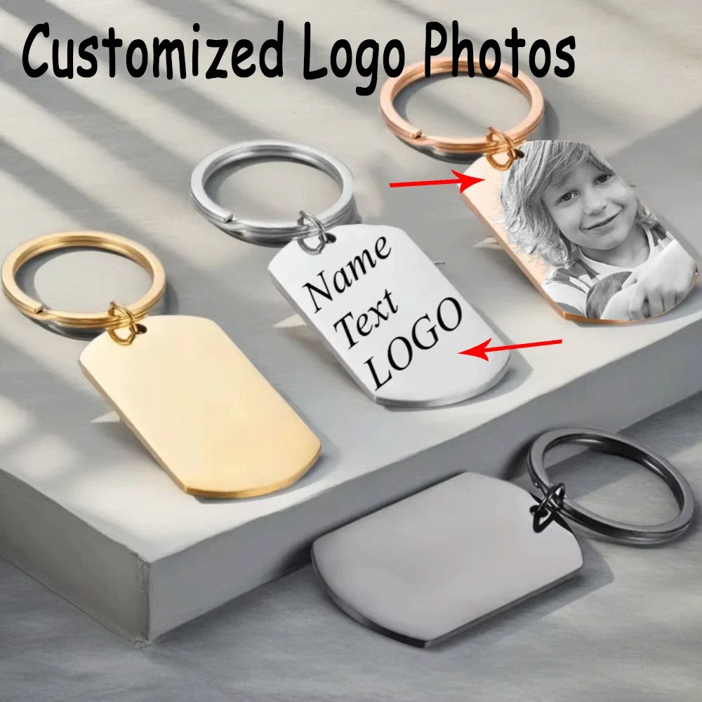10PCS Custom Metal Tag Keychai - огляд і ціна Yellow Men'S Fashion