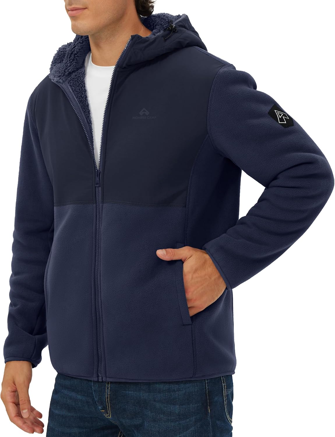 Pioneer Camp Men's Polar Fleec - огляд і ціна Sherpa Jacket Fleece