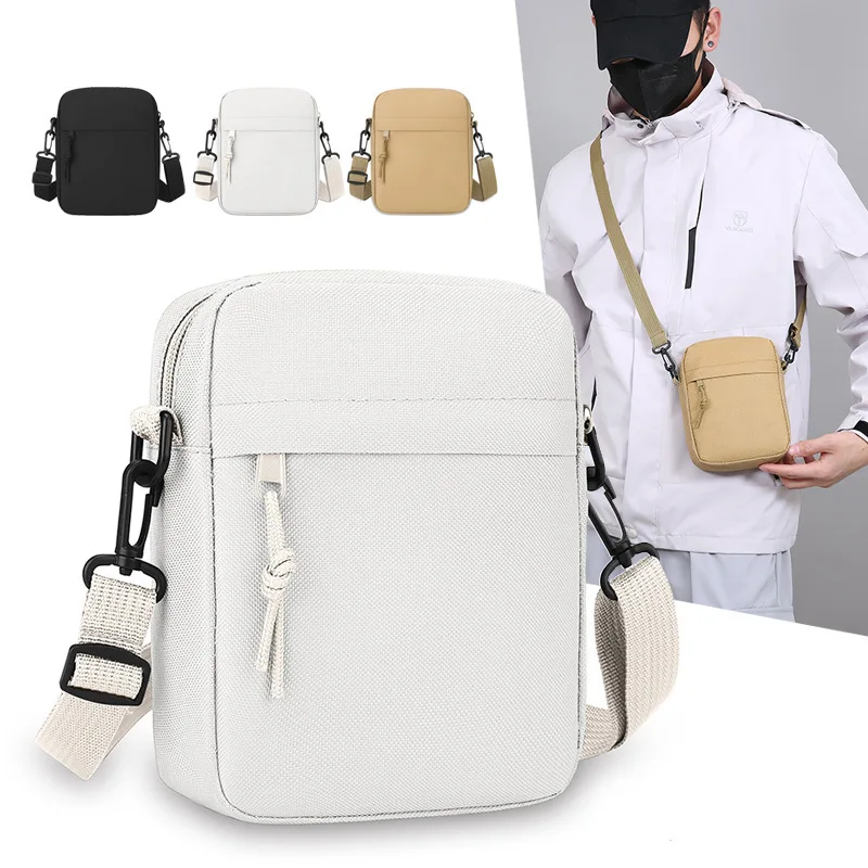 Simple Solid Color Canvas mini - огляд і ціна Crossbody Bag Men