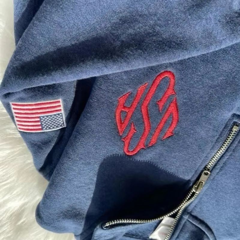Quarter Zip Sweatshirt Y2K Nav - огляд і ціна Mens Fashion Quarter Zip