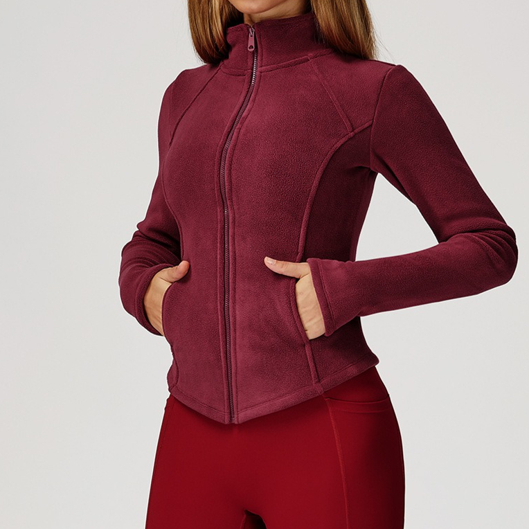 Sherpa Fleece Yoga Jacket Zipp - огляд і ціна Sherpa Jacket Fleece