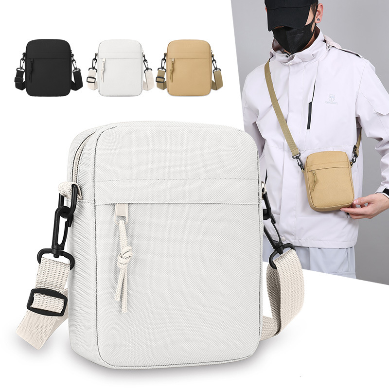 Simple solid color canvas mini - огляд і ціна Crossbody Bag Men