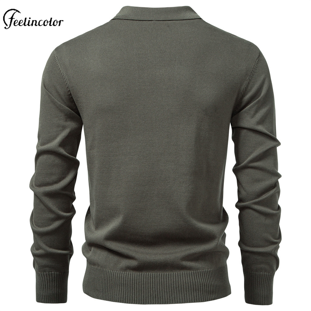 Olive Green Men's Quarter Zip  - огляд і ціна Mens Fashion Quarter Zip