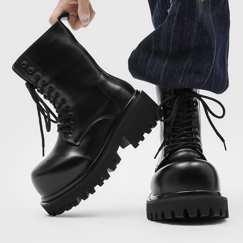 High Top Leather Boots for Cou - огляд і ціна Men'S Fashion Xxl