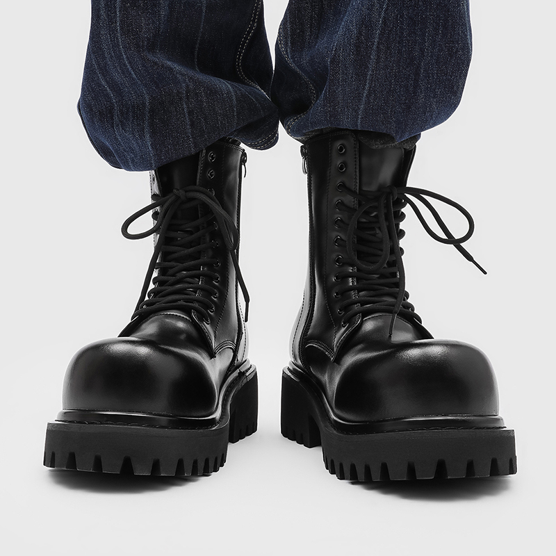 High Top Leather Boots for Cou - огляд і ціна Men'S Fashion Xxl