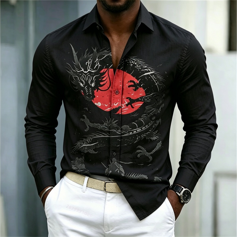 2026 New Men's Shirt White Bla - огляд і ціна Men'S Fashion Course