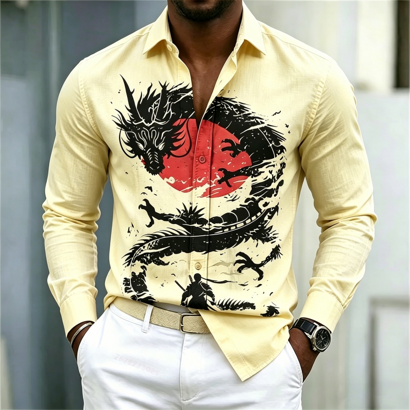 2026 New Men's Shirt White Bla - огляд і ціна Men'S Fashion Course