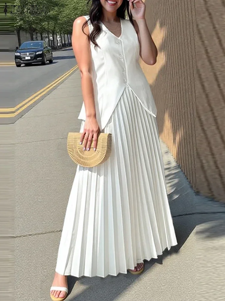 ZANZEA Summer 2PCS Dress Sets  - огляд і ціна Mens Fashion Summer 2025