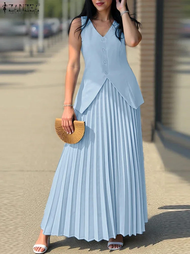 ZANZEA Summer 2PCS Dress Sets  - огляд і ціна Mens Fashion Summer 2025