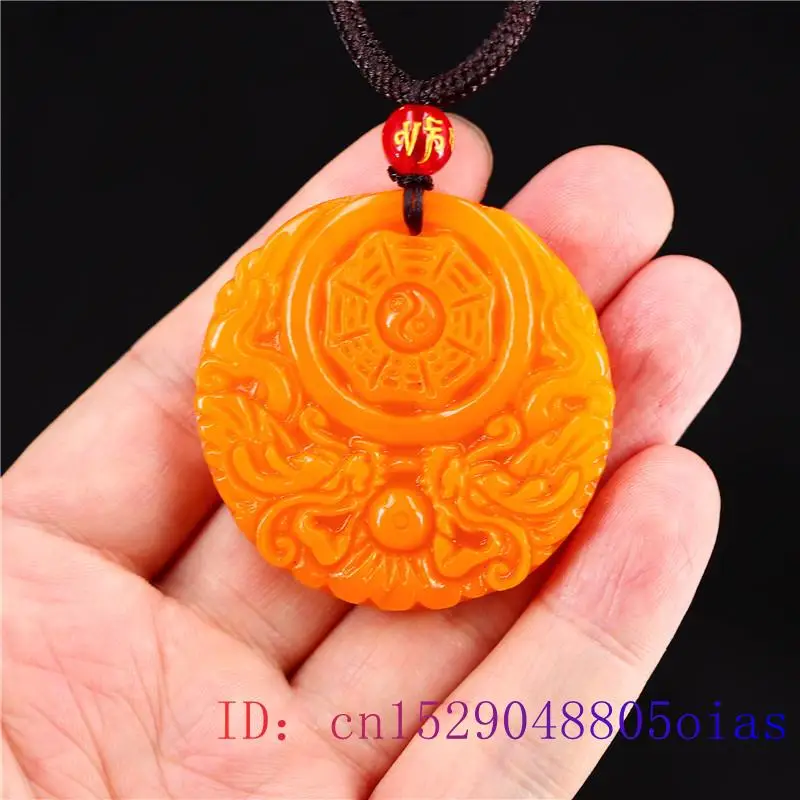 Yellow Jade Dragon Pendant Gif - огляд і ціна Yellow Men'S Fashion