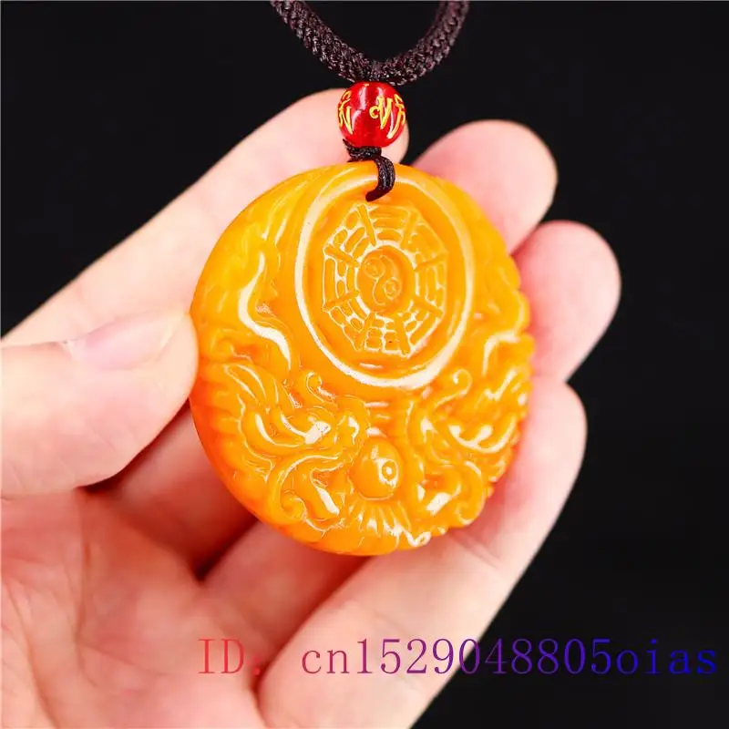 Yellow Jade Dragon Pendant Gif - огляд і ціна Yellow Men'S Fashion