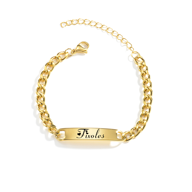 Goxijite Custom Engraved Name  - огляд і ціна Men'S Fashion Jewelry Bracelets