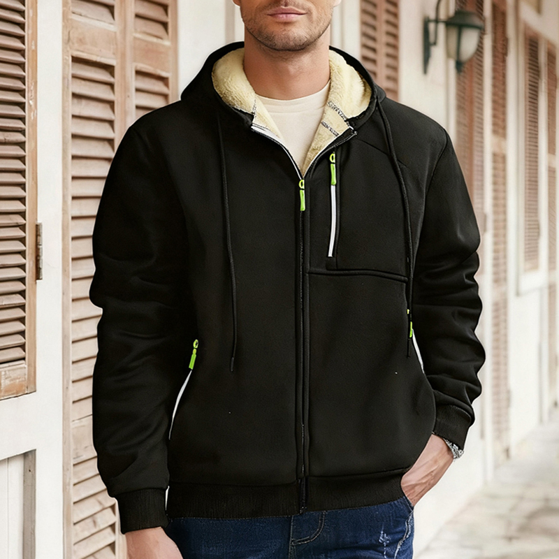 Men's Winter Warm Sherpa Plush - огляд і ціна Sherpa Jacket Fleece