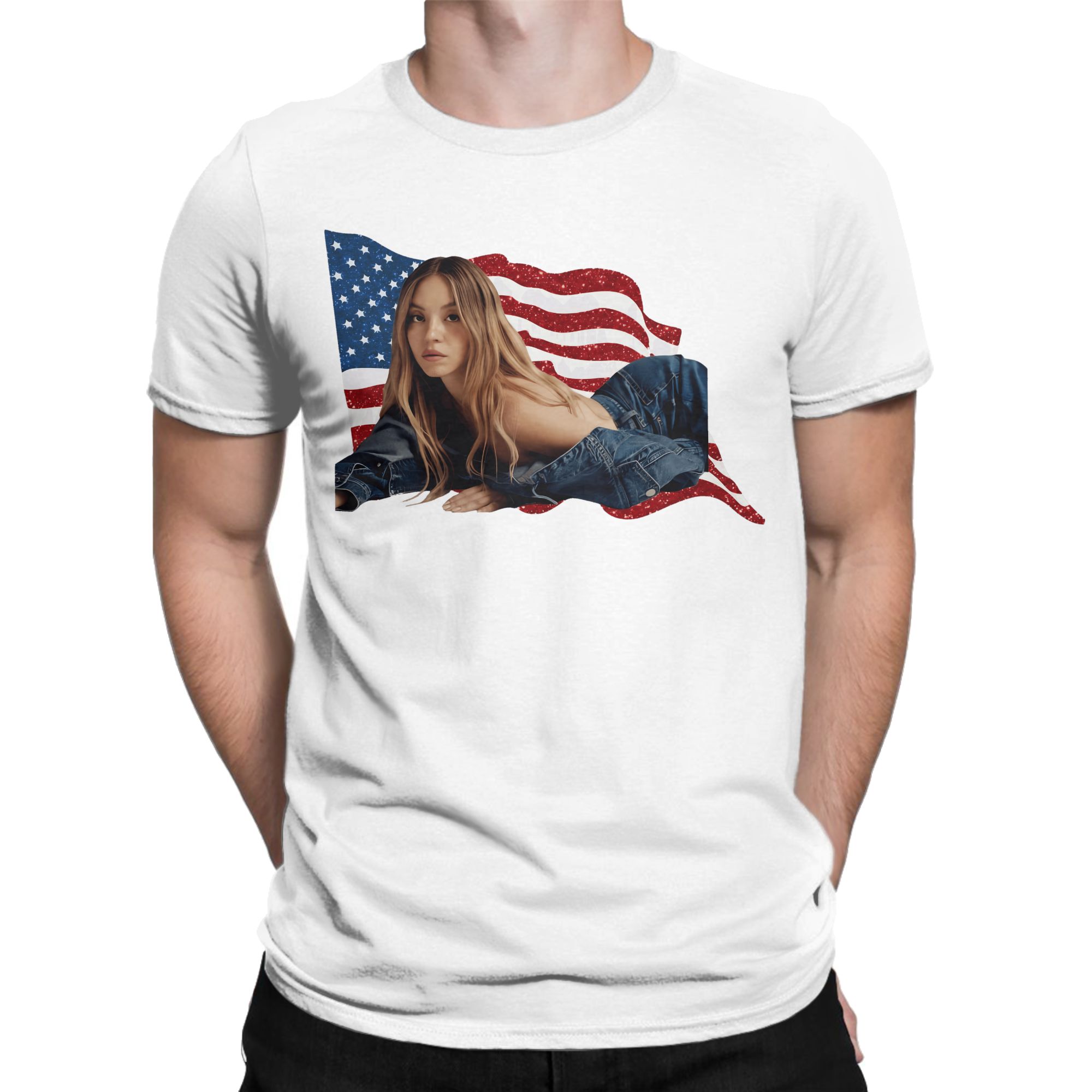 Sydney Sweeney Cotton T Shirt  - огляд і ціна Men'S Fashion Sydney