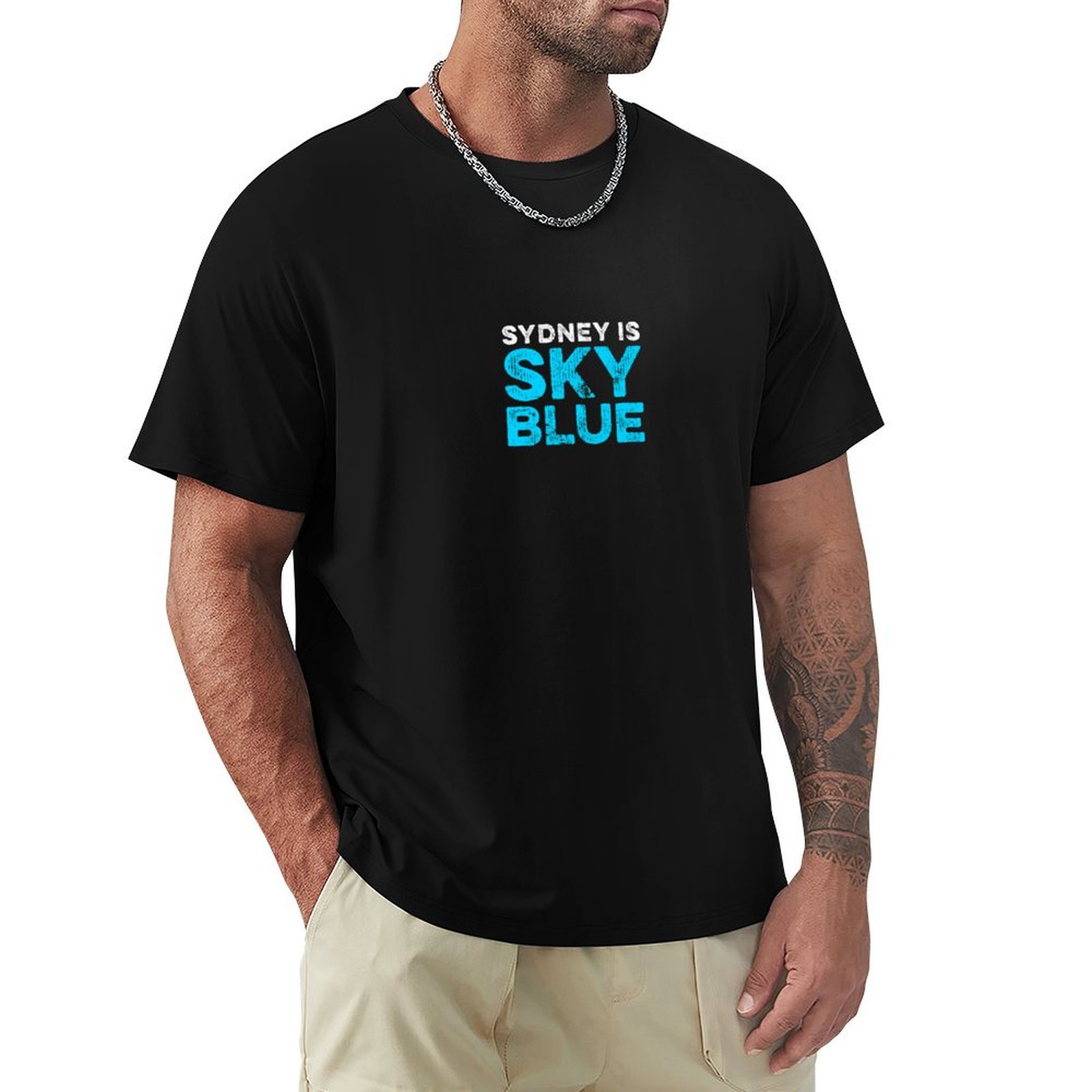 Sydney is sky blue T-Shirt Sum - огляд і ціна Men'S Fashion Sydney