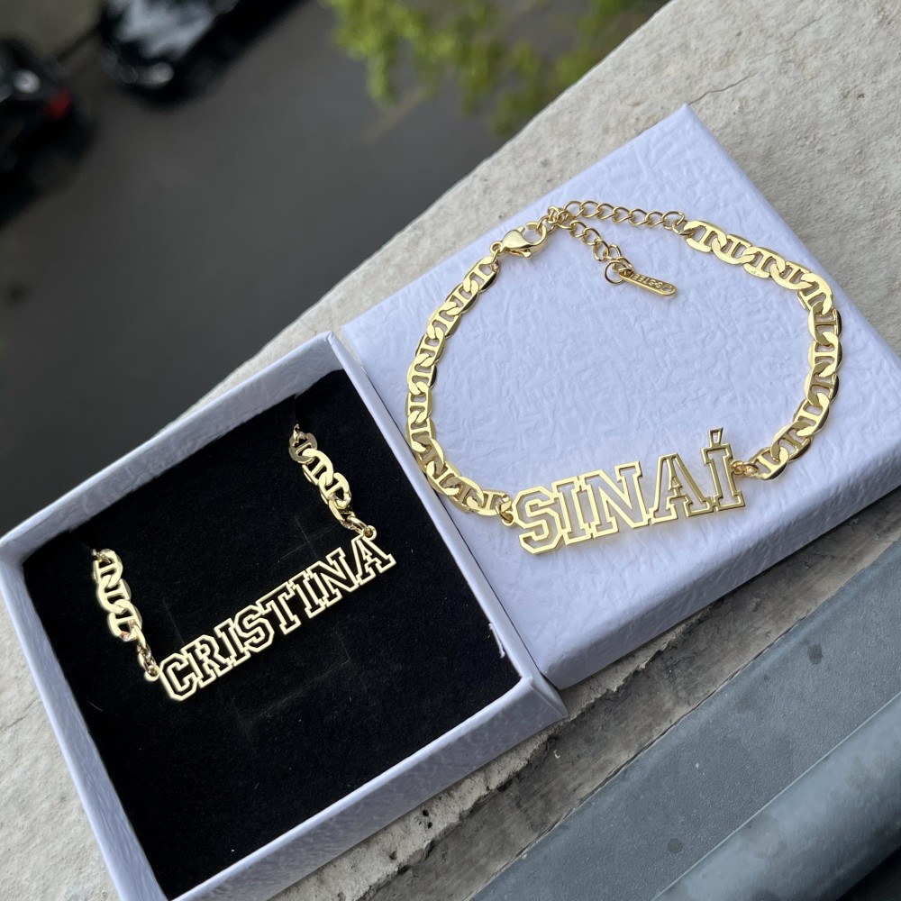 DUOYING Custom Name Hollow Nec - огляд і ціна Men'S Fashion Jewelry Bracelets