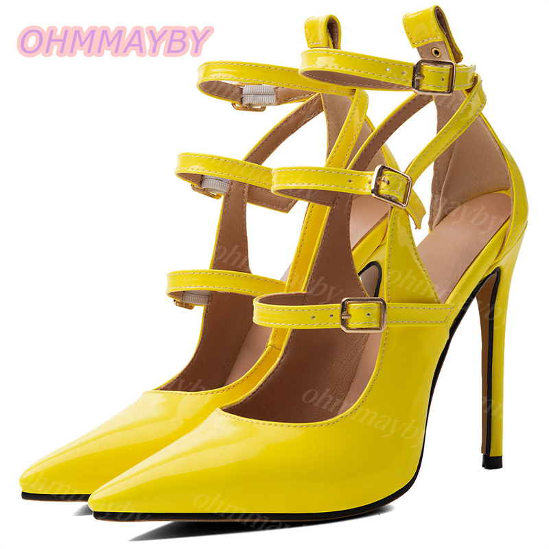 Women Hollow Stiletto Pumps Ye - огляд і ціна Yellow Men'S Fashion