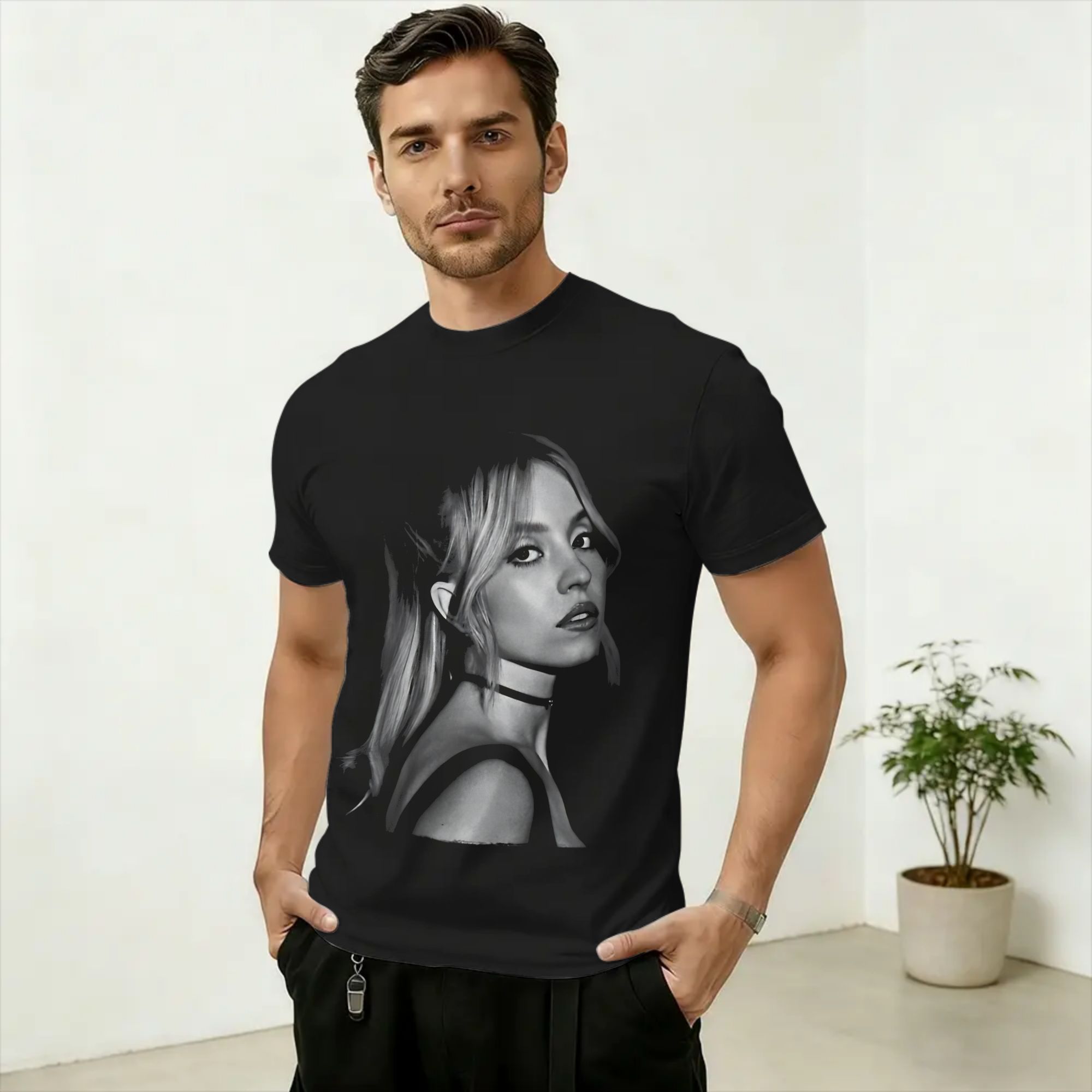 Sydney Sweeney Pure Cotton T-S - огляд і ціна Men'S Fashion Sydney