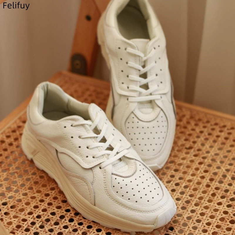 Round-toe Lace-up Casual White - огляд і ціна Mens Fashion Show