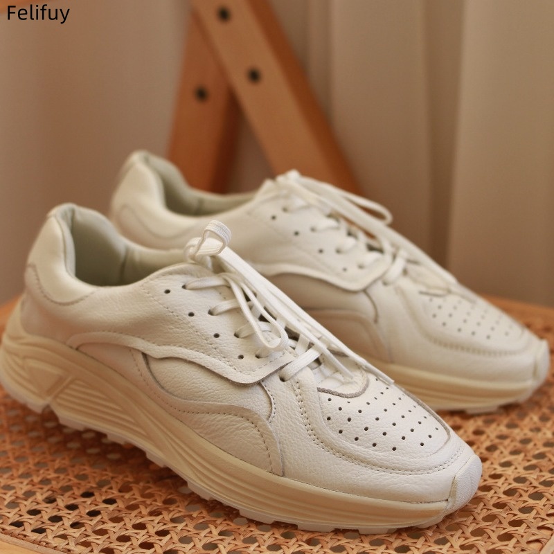 Round-toe Lace-up Casual White - огляд і ціна Mens Fashion Show