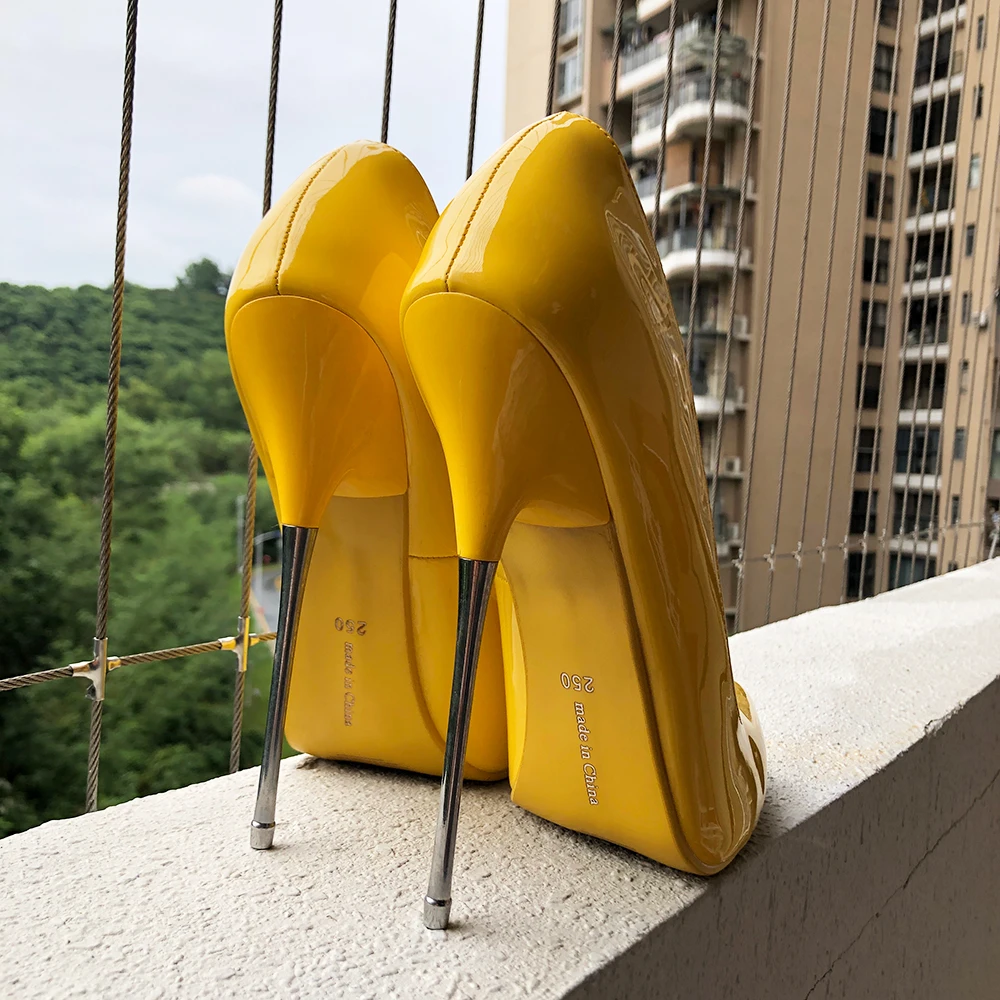 NEWLY 16cm Ultra High Metal He - огляд і ціна Yellow Men'S Fashion