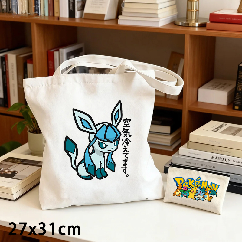 2PCS Pokemoned Canvas Bag and  - огляд і ціна Crossbody Bag Men