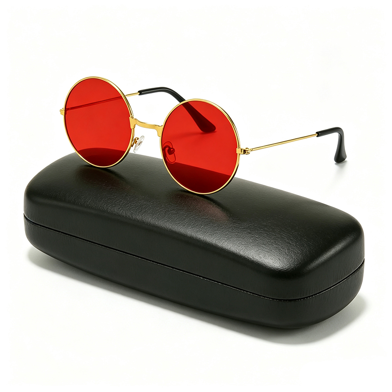 Classic Vintage Round Frame Su - огляд і ціна Yellow Men'S Fashion