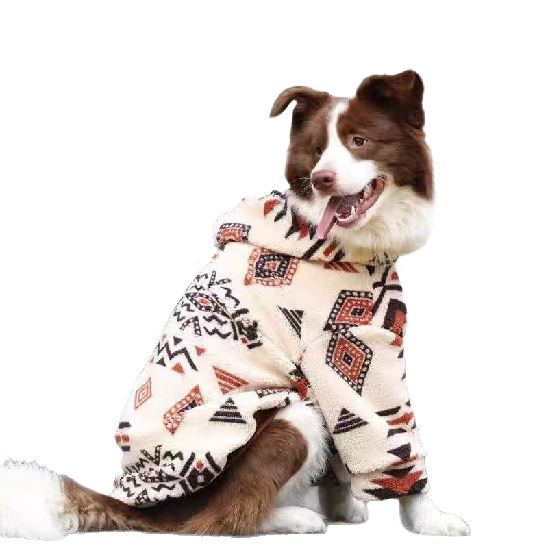 Winter Warm Hooded Dog Coat Sh - огляд і ціна Sherpa Jacket Fleece