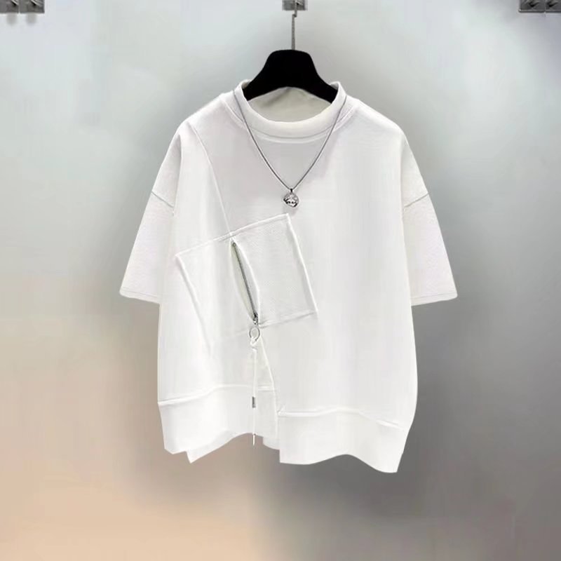 QICHE Men Pocket Zip Splicing  - огляд і ціна Mens Fashion Quarter Zip