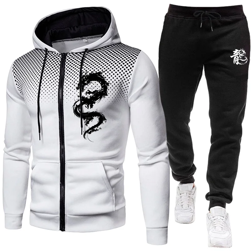 Men's Paris Dragon Pattern Fas - огляд і ціна Men'S Fashion Hoodie