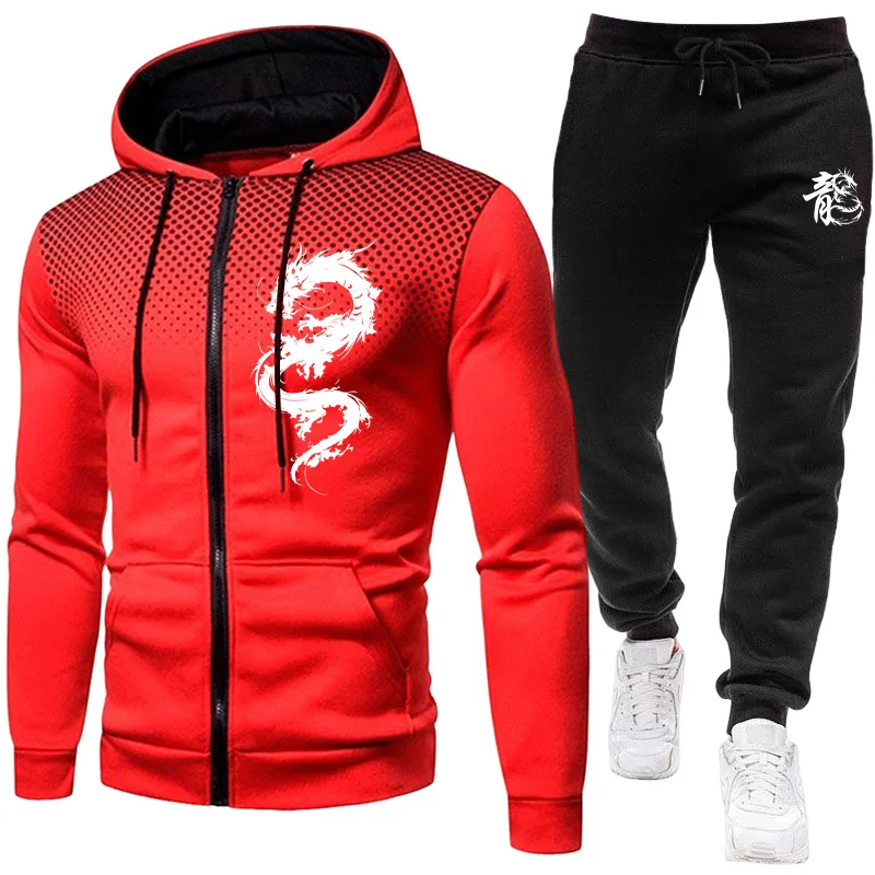 Men's Paris Dragon Pattern Fas - огляд і ціна Men'S Fashion Hoodie