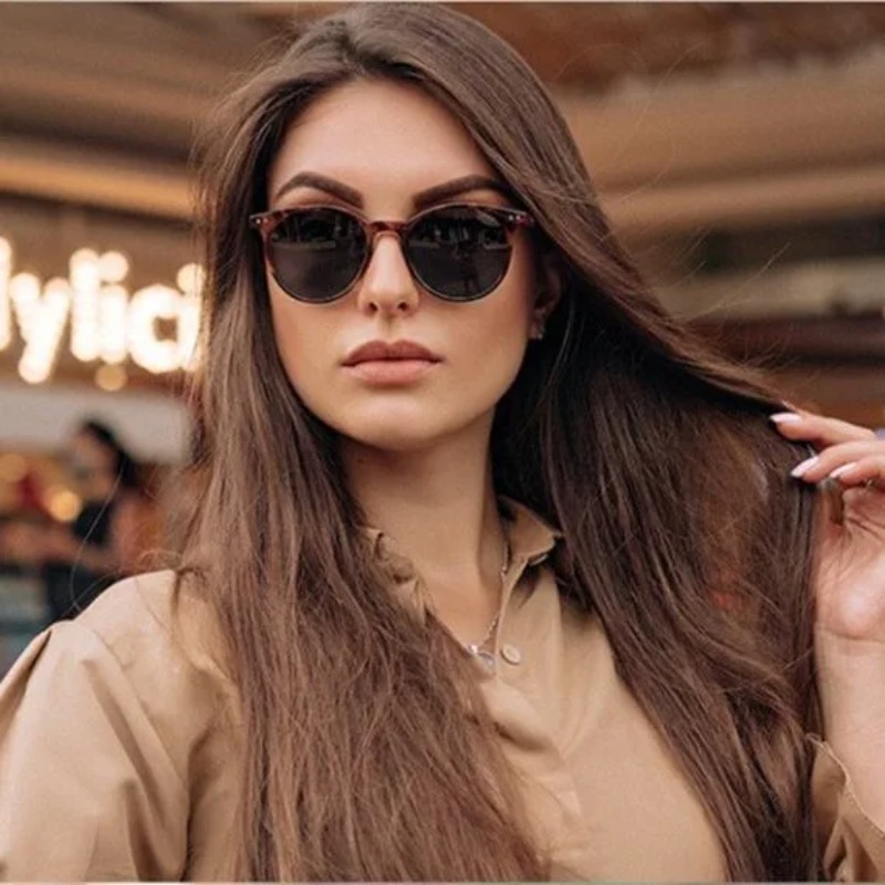 Vintage Fashion Round Sunglass - огляд і ціна Yellow Men'S Fashion