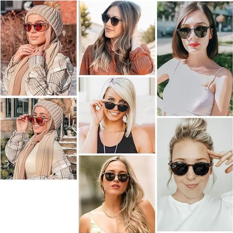 Vintage Fashion Round Sunglass - огляд і ціна Yellow Men'S Fashion