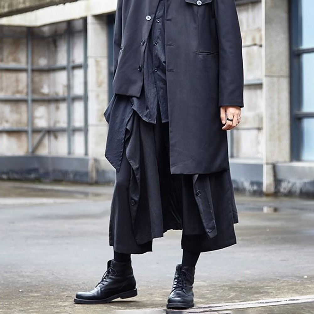 Gothic Dark Pants Y2k Irregula - огляд і ціна Mens Fashion Trends 2026