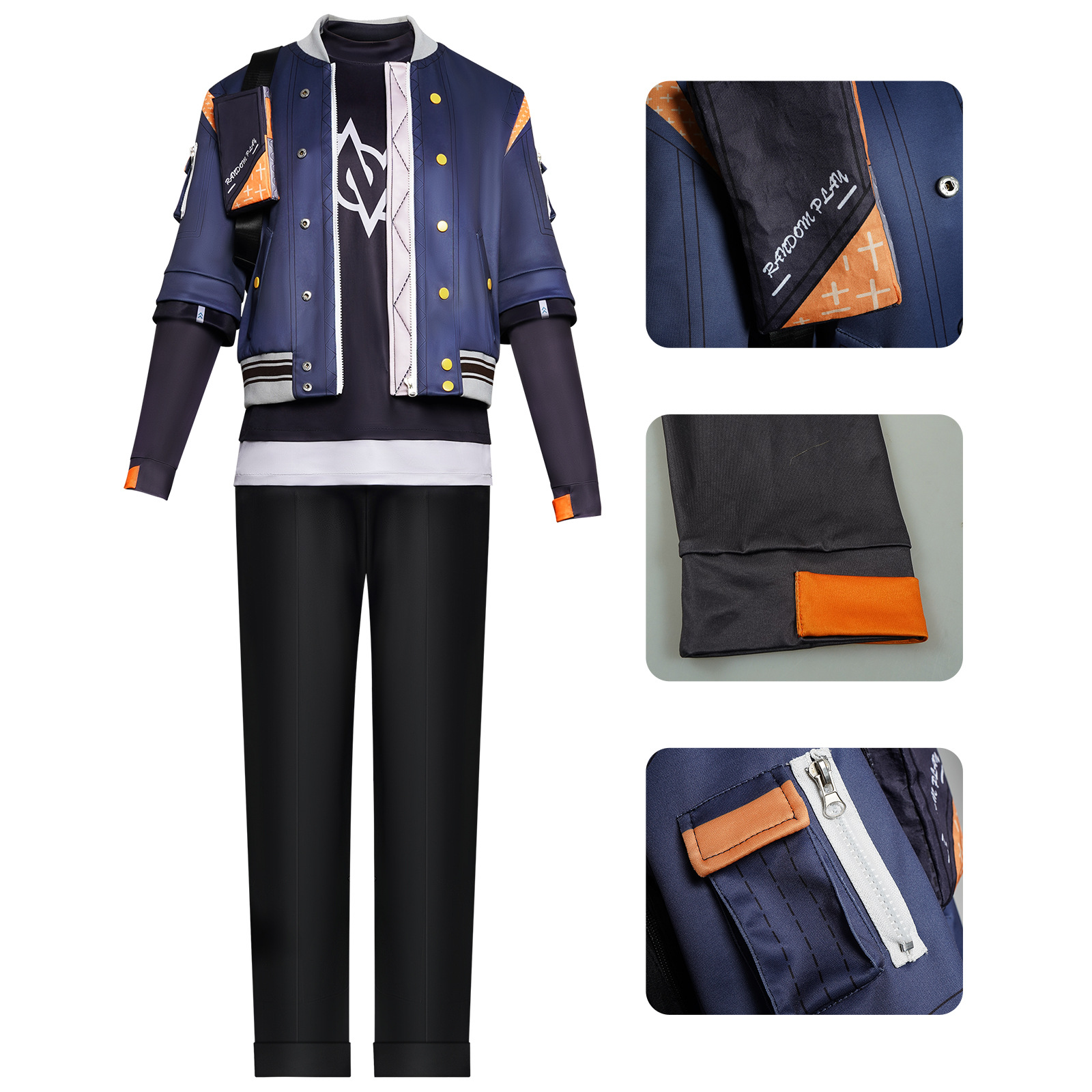 Wise Cosplay Costume Zenless Z - огляд і ціна Crossbody Bag Men