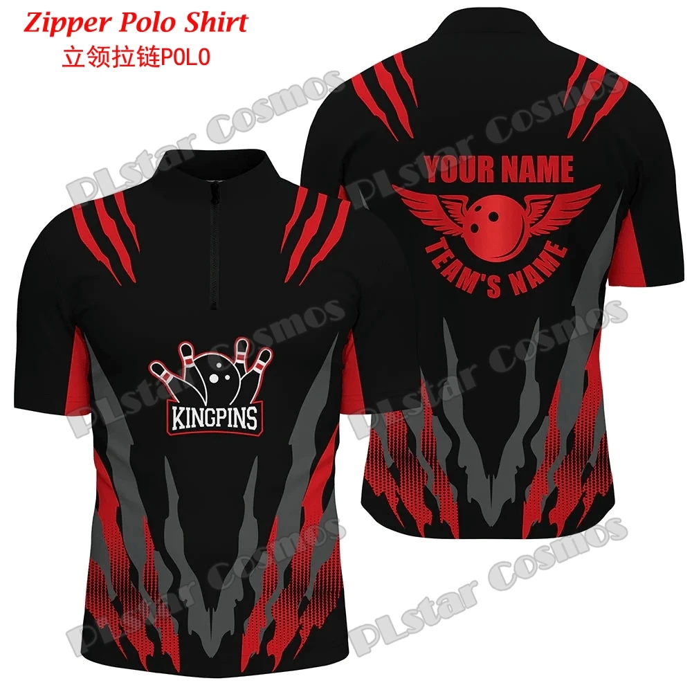 Custom with Name Bowling Team  - огляд і ціна Mens Fashion Quarter Zip