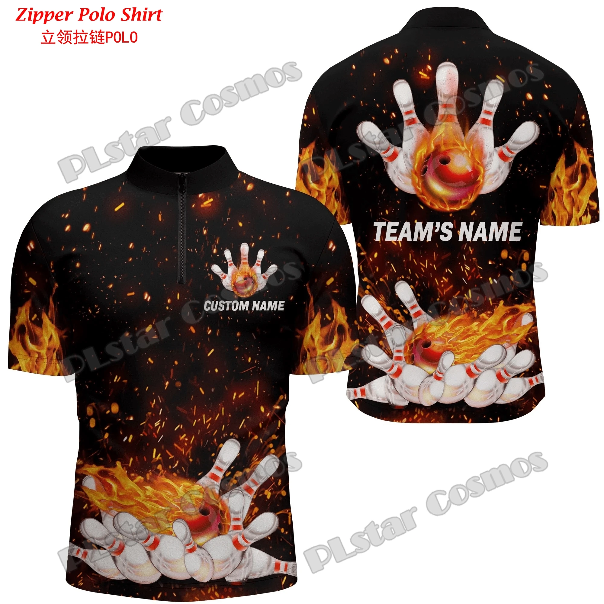 Custom with Name Bowling Team  - огляд і ціна Mens Fashion Quarter Zip