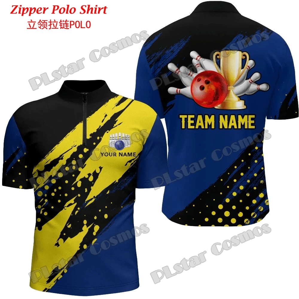 Custom with Name Bowling Team  - огляд і ціна Mens Fashion Quarter Zip